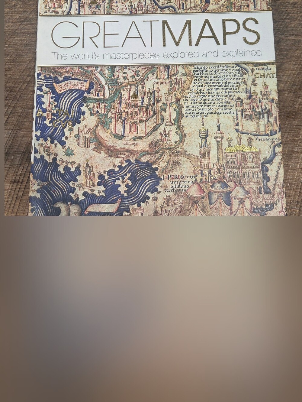 Great Maps by Jerry Brotton (Hardcover, 2014) Smithsonian DK GREAT w/ DJ B1K